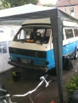 Beachbusje in de&nbsp;partytent